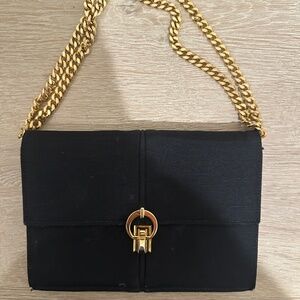 Celine satin clutch